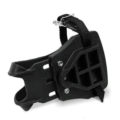 BV Bike Pedals Look Delta Compatible 9/16'' with Toe Clips - Peloton Pedals for Regular Shoes - Toe Cages for Peloton Bike - Exercise Bike Pedals - Universal Fit Bicycle Pedal - Image 2