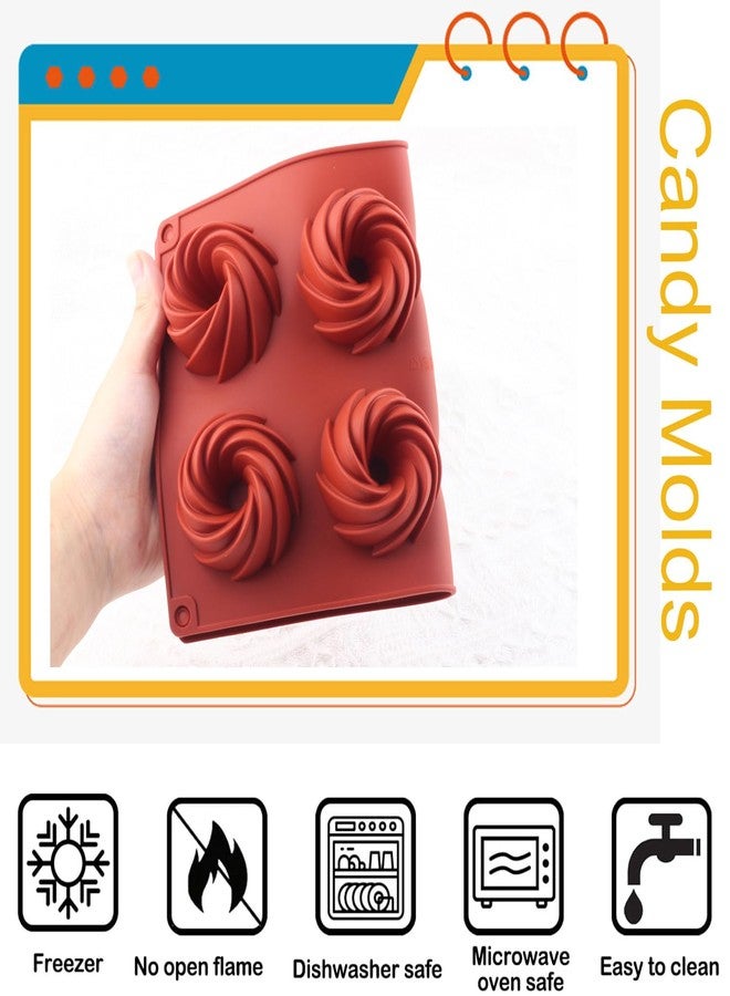 YIMINGMOLD قوالب سيليكون YIMINGMOLD ذات 8 تجاويف للشوكولاتة والدونات والمافن والكب كيك - Image 3