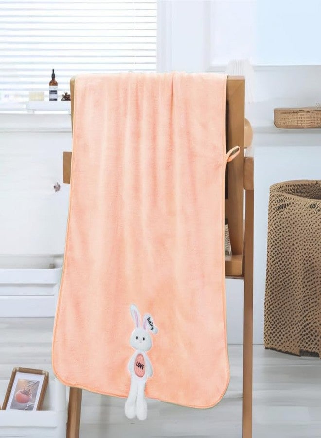 OBABY Premium Microfiber Baby Bath Towel (60x120 cm) | Ultra Quick-Dry & Lightweight Towel for Newborns & Toddlers | Super Absorbent, Extra Soft & Gentle on Sensitive Skin - Image 1