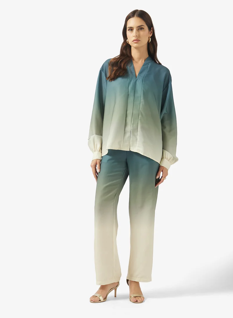 Ombre Top & Pant Set