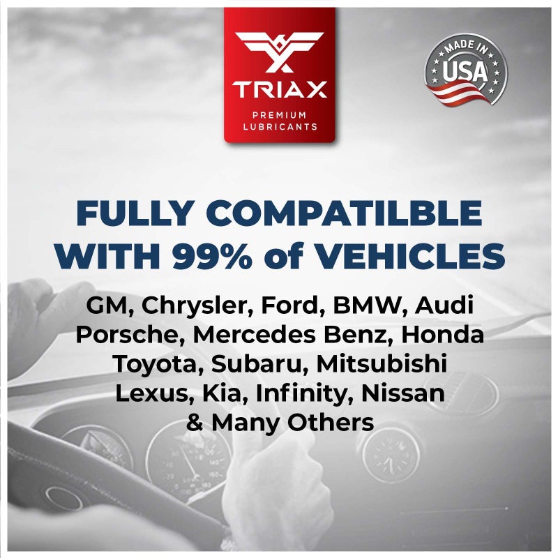 TRIAX OEM Grade PSF Power Steering Fluid, Synthetic, Universal, Arctic Grade -50 Cold Flow, Fits Most Asian, US, and European Cars, Full Synthetic with Esters, Widest Spec Application (1 Quart) - Image 3