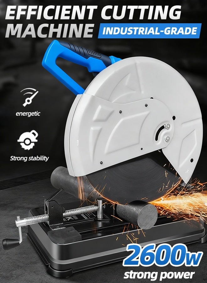 ALongDeng 355mm Compound Miter Saw 12-Inch Metal Chop Saw with 4100 RPM Blade Speed Evolution Table Saw Style Cutter for Steel Rebar Iron and Aluminum - Image 2