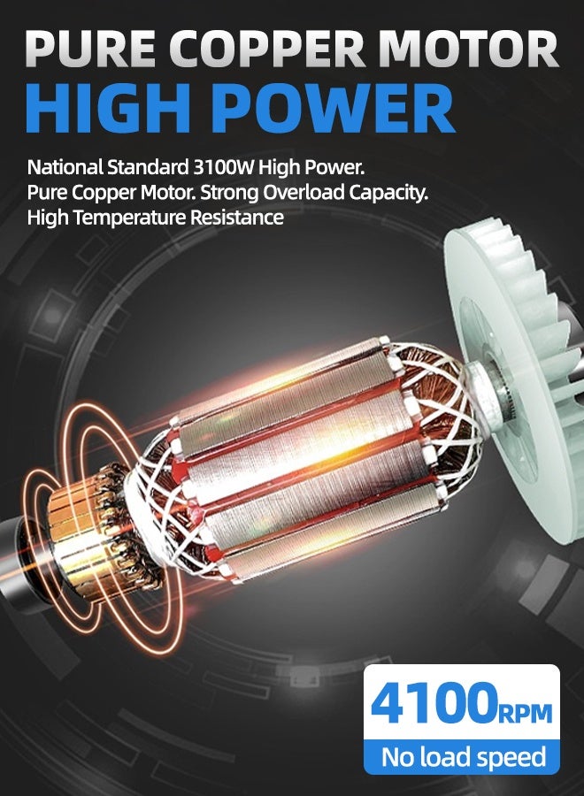 ALongDeng 355mm Compound Miter Saw 12-Inch Metal Chop Saw with 4100 RPM Blade Speed Evolution Table Saw Style Cutter for Steel Rebar Iron and Aluminum - Image 3