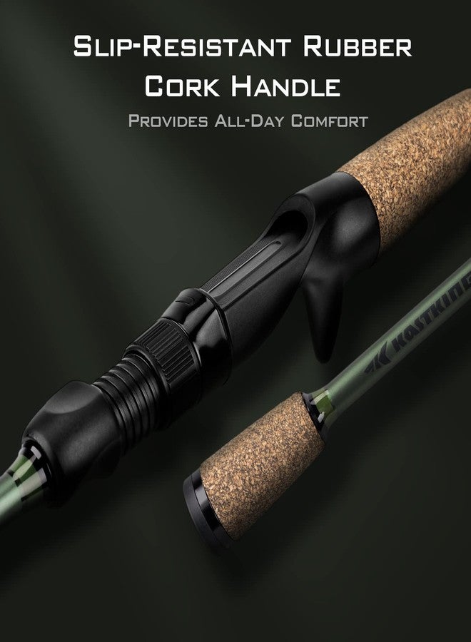 KastKing Spartacus II Twin Tip Fishing Rods, Cast - 6'8" - MH Power - Fast - Image 4