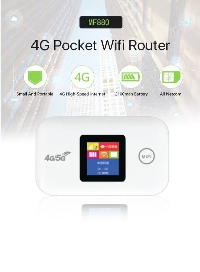 NH Portable 4G/5G WiFi Router with SIM Slot | 2100mAh Battery, High-Speed Travel Modem for Asia | Connect Up to 10 Devices - Image 2