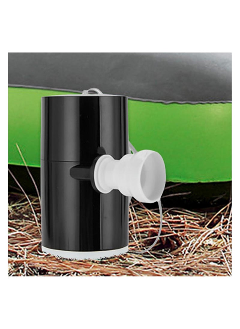 SYOSI - Portable Air Pump, Quick-Fill Portable Mini Air Pump, Electric Rechargeable Air Pump with LED Light - Backpacker Tools Outdoor Adventure Equipment Air Pump for Hiking, Camping, Travelling - Image 1