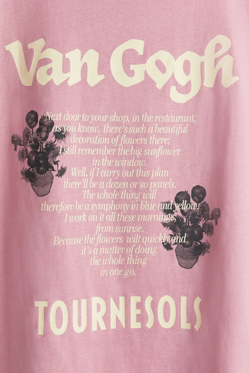 H&M Oversized Printed T-Shirt