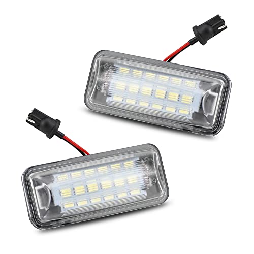 Bestview LED License Plate Light Tag Lamp Assembly - Tag Light Compatible with Subaru Impreza WRX STI XV Crosstrek BRZ Legacy Ascent Outback Forester Scion FR-S Toyota 86, 6000K White Pack of 2 - Image 1