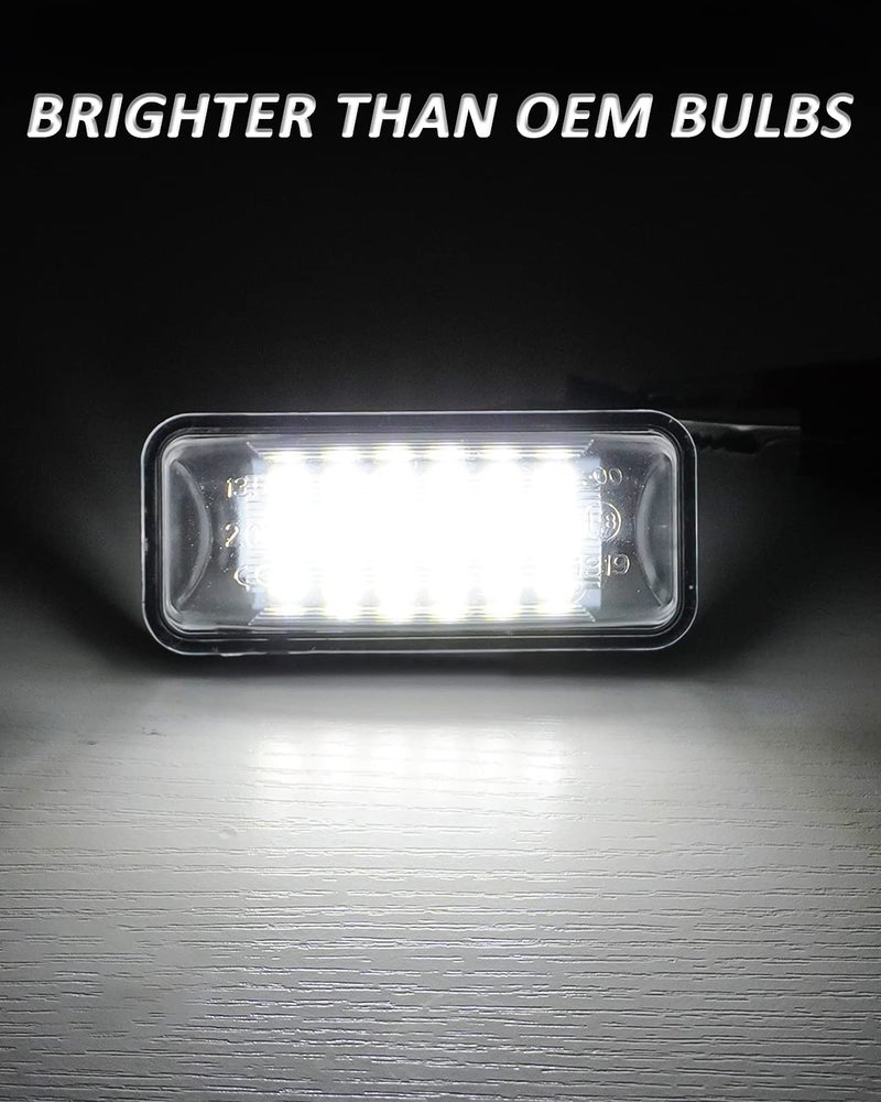 Bestview LED License Plate Light Tag Lamp Assembly - Tag Light Compatible with Subaru Impreza WRX STI XV Crosstrek BRZ Legacy Ascent Outback Forester Scion FR-S Toyota 86, 6000K White Pack of 2 - Image 4