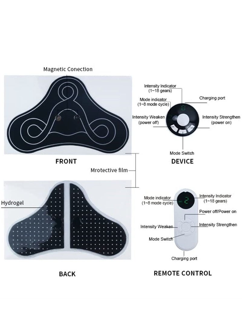 Excefore EMS Body Massager Rechargeable Tens Machine Deep Tissue Muscle Stimulator Device for Sore Relief Arthritis - Image 5