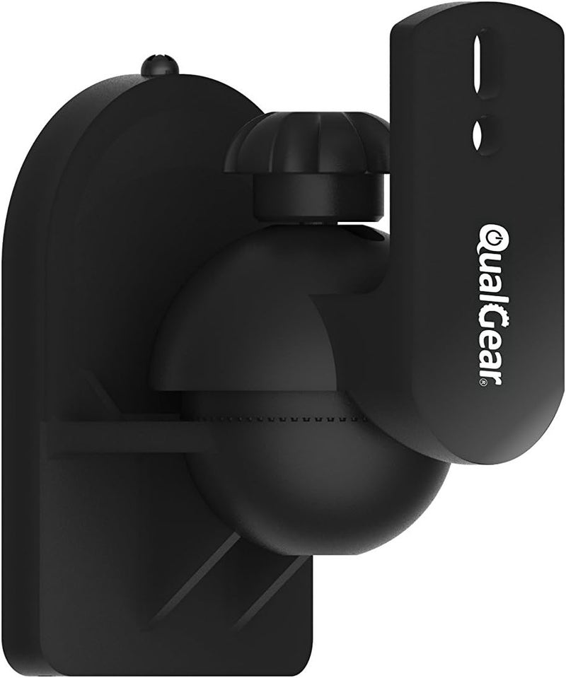 حامل حائط عالمي من لمكبرات الصوت حتى 3.5 كجم/7.7 رطل، أسود (Qg-Sb-002-Blk)