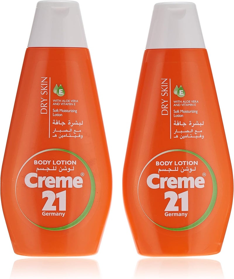 Creme 21 Normal Skin Body Lotion Pack - 2 Pieces, 400 ml - Image 1