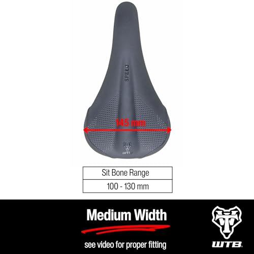 WTB Speed Bike Seat (Saddle) Comfortable Thick Padding - Shock-Absorbing Base - Mountain, Urban & E-Bikes (Steel Rail) - Image 4