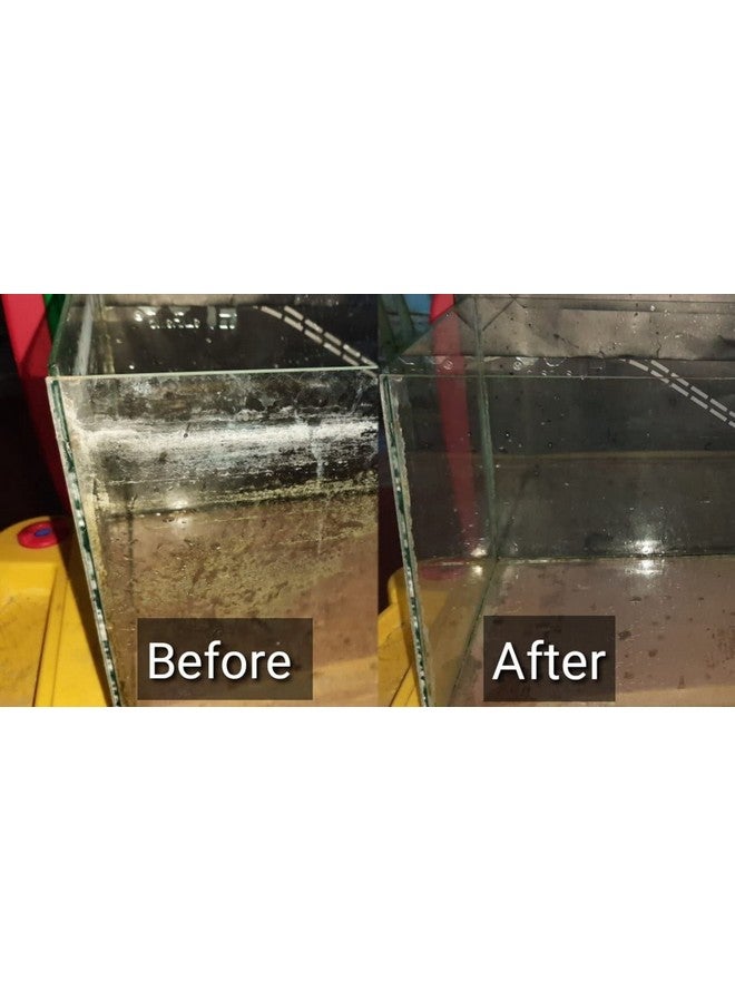 منظف حوض السمك Vayinato لإزالة الترسبات الجيرية البيضاء والمياه العسيرة 60 مل (عبوة من 5 قطع (300 مل)) من Petzlifeworld. - Image 5