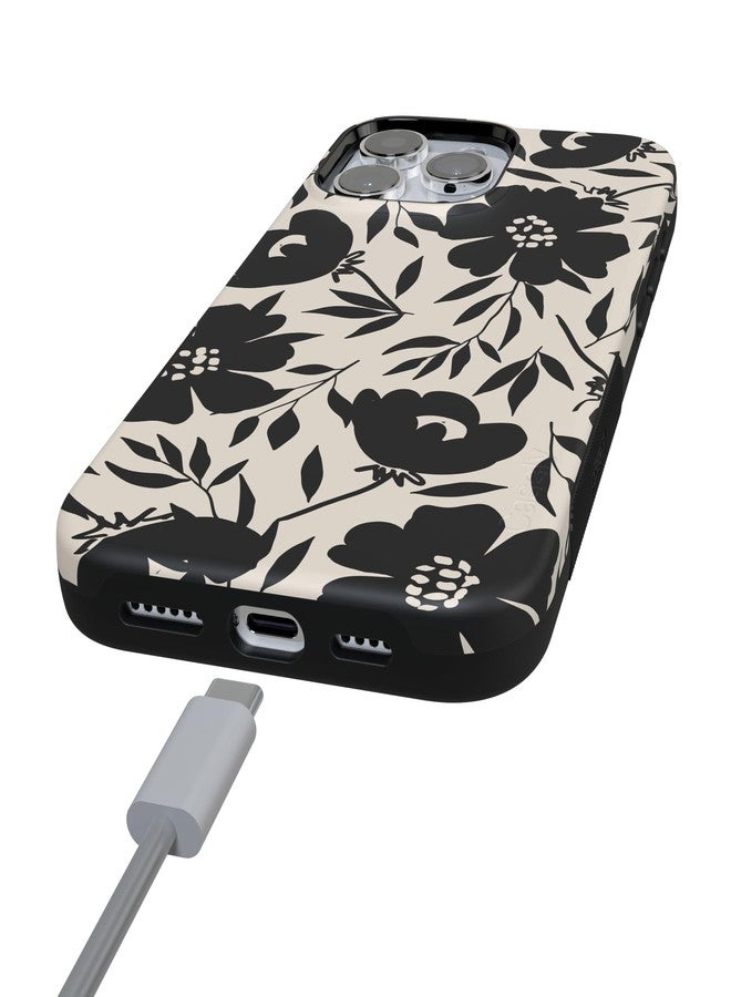 Casely iPhone 16 Pro Max Case | Dark Fantasy | Contrast Floral | Compatible with MagSafe | Bold Protective Case Design - Image 5