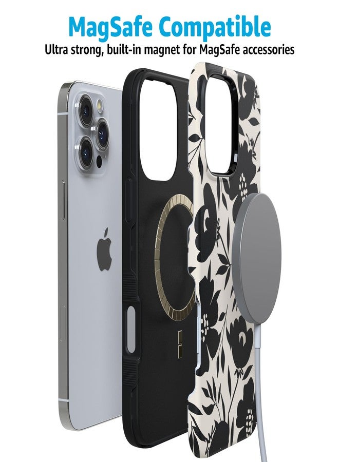 Casely iPhone 16 Pro Max Case | Dark Fantasy | Contrast Floral | Compatible with MagSafe | Bold Protective Case Design - Image 3
