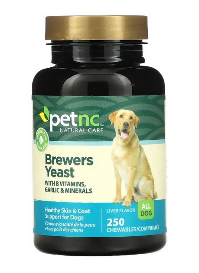 petnc NATURAL CARE Brewers Yeast All Dogs Liver  250 Chewables  - Image 1