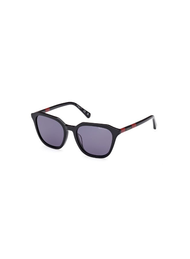 Gant Ga8099 Geometric Acetate Sunglasses For women size 50, Shiny Black - Image 1