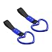 Fekey&JF FekeyJF 2PCS Tsurikawa Rings HeartShaped Car Hand Strap Rear Bumper Warning Loop Janpanese Heart Handle for Cars SUV Subway Bus Auto Interior Exterior Warning Decoration BlueBlack - Image 2