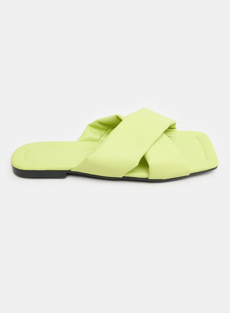 TGS Wide Cross Strap Slippers - Image 2