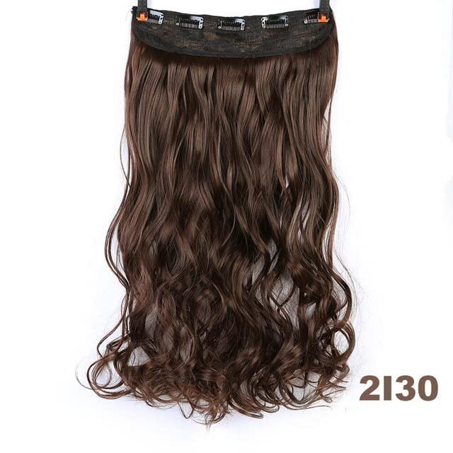 CHANDERKASH 245 Clips Based Long Curly Wave Clips in on Synthetic Hair Extensions - Image 4