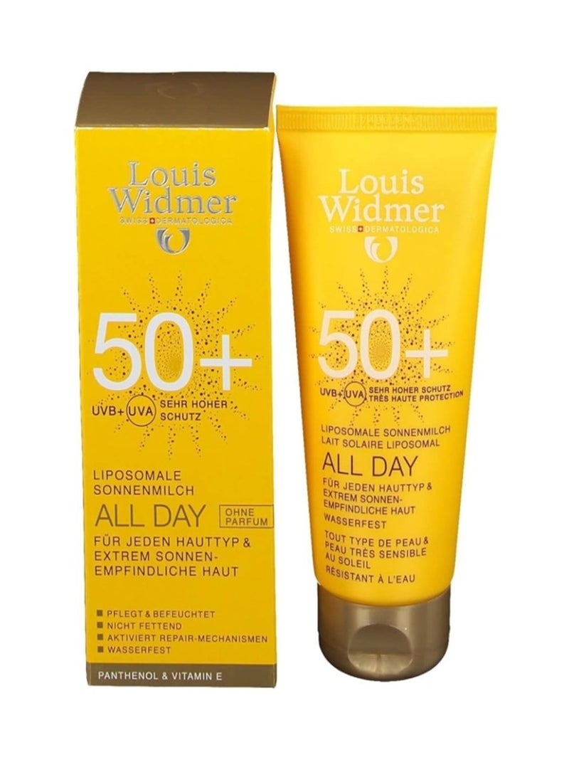 Louis Widmer All Day 50+ Sun Protection 50ml - Image 1