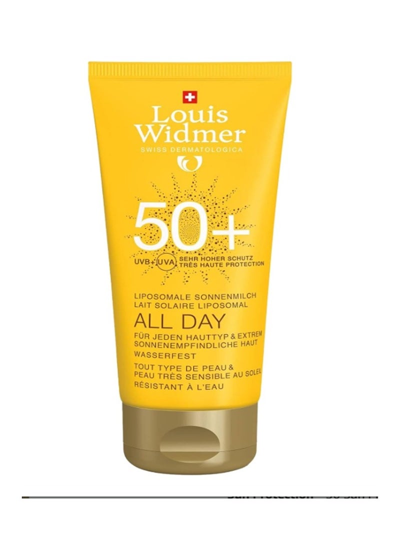 Louis Widmer All Day 50+ Sun Protection 50ml - Image 2