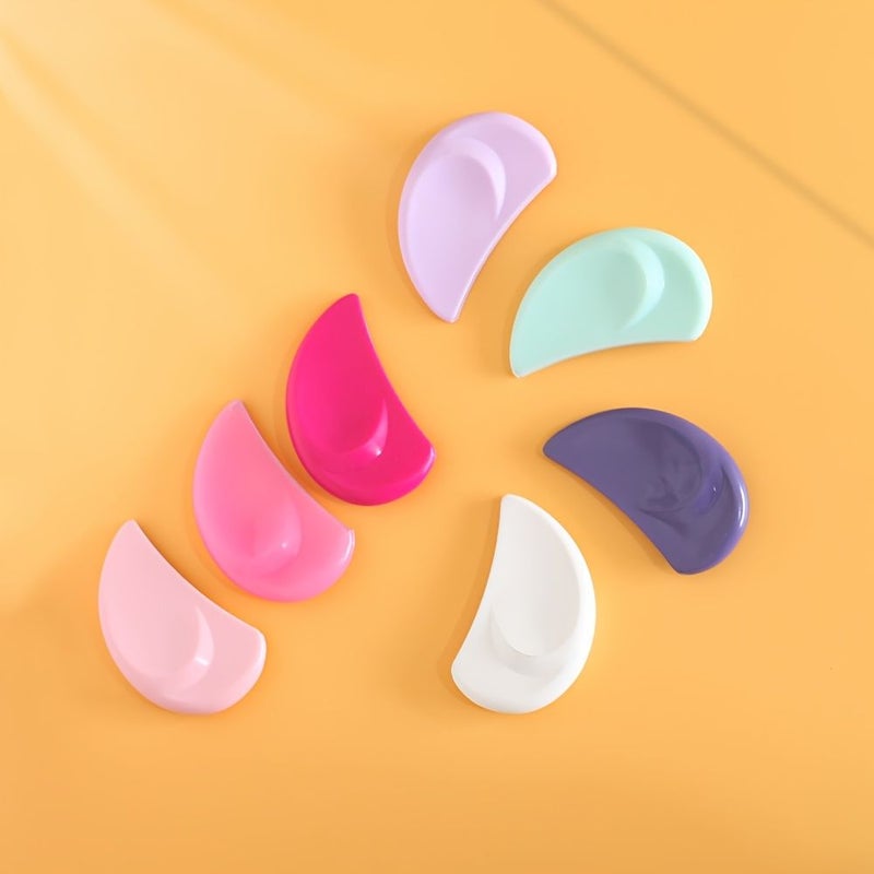 Mint Green Half Moon Nail File 3pcs For Manicure Grinding Polishing - Image 1