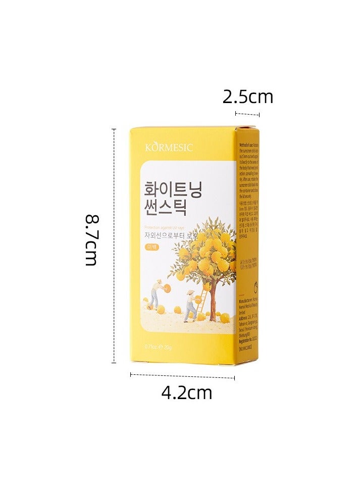 Kormesic 90% Yuzu & 5% Niacinamide Sun Stick 20g - Image 1