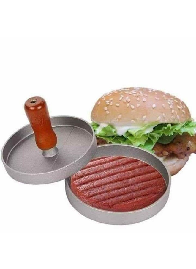 Generic Create perfectly shaped homemade burgers effortlessly with the Metal Burger Press. Designed for even cooking and uniform thickness, this durable press is a must-have for burger lovers and kitchen enthusiasts.  - Image 2