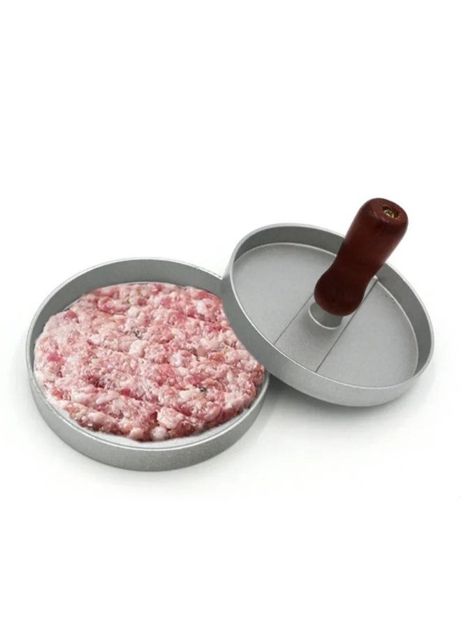 Generic Create perfectly shaped homemade burgers effortlessly with the Metal Burger Press. Designed for even cooking and uniform thickness, this durable press is a must-have for burger lovers and kitchen enthusiasts.  - Image 5