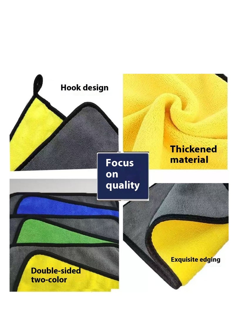 3-Pack Thick Plush Microfiber Multi-Purpose Drying Towels - Image 2