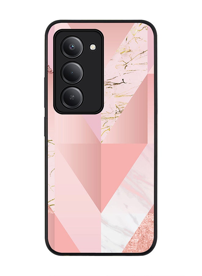 Stylizedd For Xiaomi Redmi 15 5G Case,Slim fit Camera Protection, Shockproof Thin Phone cover  - Marble Pink Vintage - Image 1