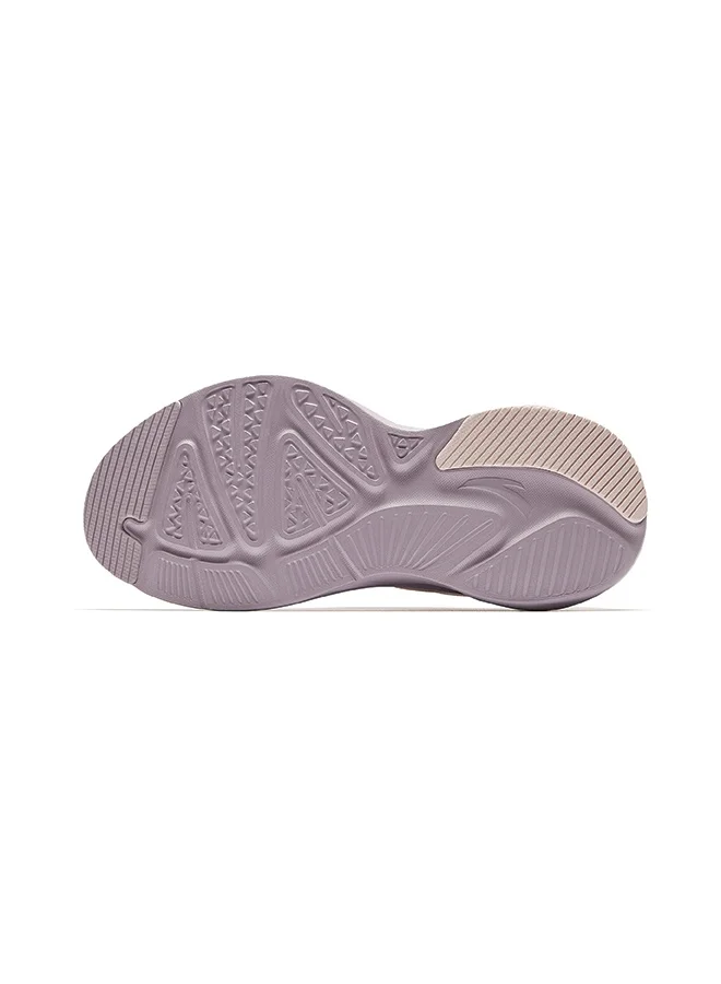 ANTA Leaf | Red Running shoes 2025 summer new arrival breathable casual sports shoes thick sole increases height plaid