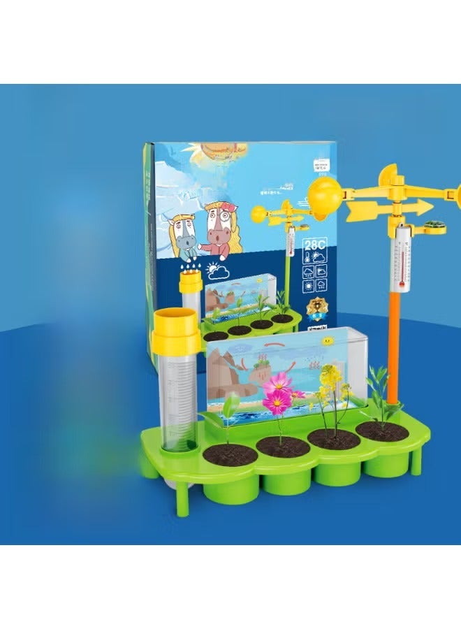 مجموعة ألعاب علمية للأطفال لإعداد تقارير الطقس بتقنية DIY - Image 1