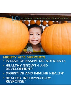 Davinci Little Mightiest Vite With Probiotics And Prebiotics Supports Immune System Gut Health And Healthy Brain* With Vitamin C A D3 E And More Fruit Punch Flavor 42 G 30 Servings  - Image 5