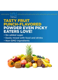 Davinci Little Mightiest Vite With Probiotics And Prebiotics Supports Immune System Gut Health And Healthy Brain* With Vitamin C A D3 E And More Fruit Punch Flavor 42 G 30 Servings  - Image 4