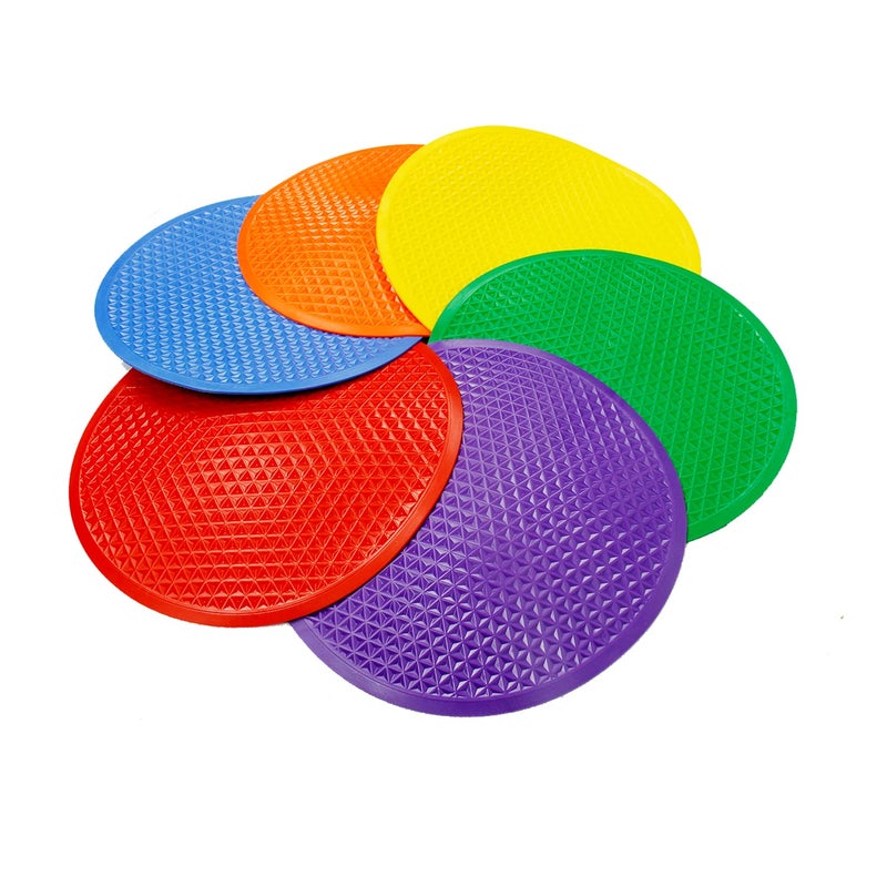 GISCO Spot Markers 9.5 Inch, Non Slip Rubber Agility Markers, Flat Markers for Soccer, Basketball, Sports Speed Agility Training and Drills | Pack of 10 (Purple) - Image 2