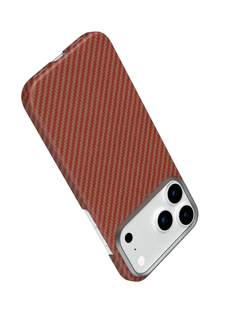 LEVELO iPhone 17 Pro MagSafe Case / Sergei 1500D Aramid Fiber Case / iP 17 Pro Back Cover - Sunset - Image 5