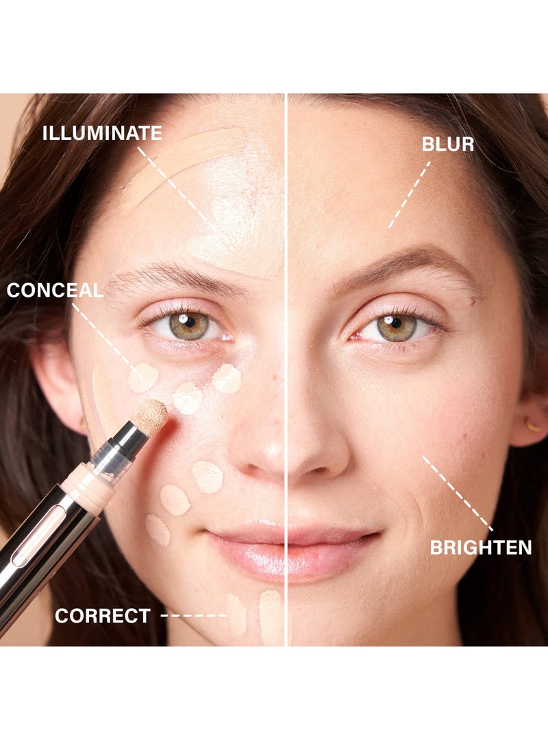 Excefore Concealer Stick Plush Pen Brightening Light Contour Stick Medium Buildable Coverage with Natural Smooth Finish - Image 2