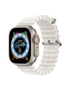Generic Soft Silicone Ocean Band Compatible With Apple Watch Ultra Band 49mm,45mm,44mm,42mm For Men And Women High-Quality Adjustable Bands  - Image 2