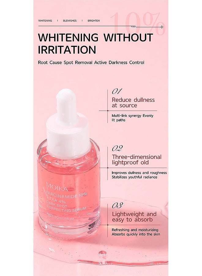 MOIKA Niacinamide 10% 4% Tranexamic Acid Serum, Hyaluronic Acid, Vitamin B12, Fragrance Free (30ml /1.01 fl.oz.)  - Image 5
