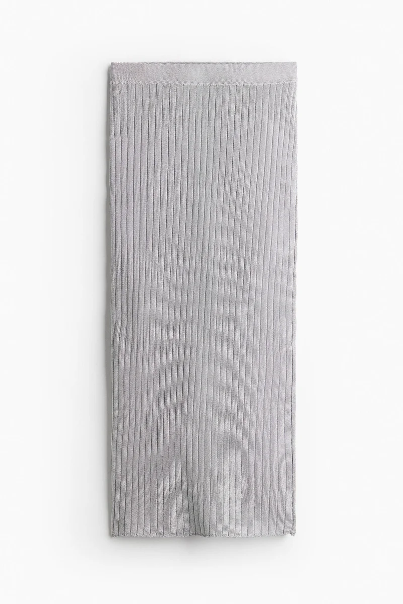 اتش اند ام Shimmering Rib-Knit Skirt