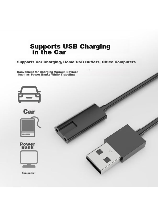 Dooseyuon Deyufei Electric Shaver Charger, Universal Charging Cable For Boorui Razor, Power Cord For Hair Clippers Fs339/372/373/375/376/377/619/620/801/802 - Image 2
