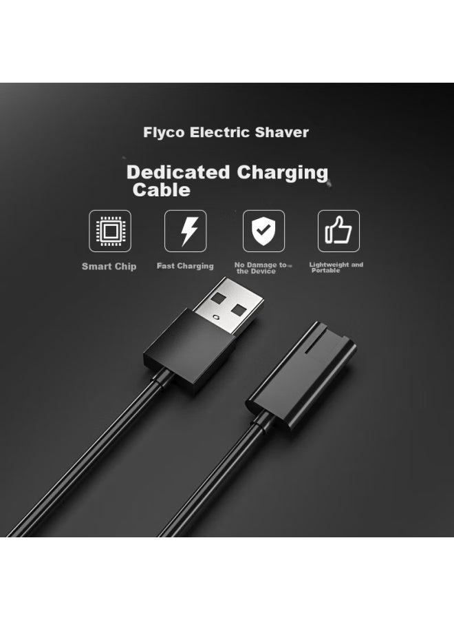 Dooseyuon Deyufei Electric Shaver Charger, Universal Charging Cable For Boorui Razor, Power Cord For Hair Clippers Fs339/372/373/375/376/377/619/620/801/802 - Image 3