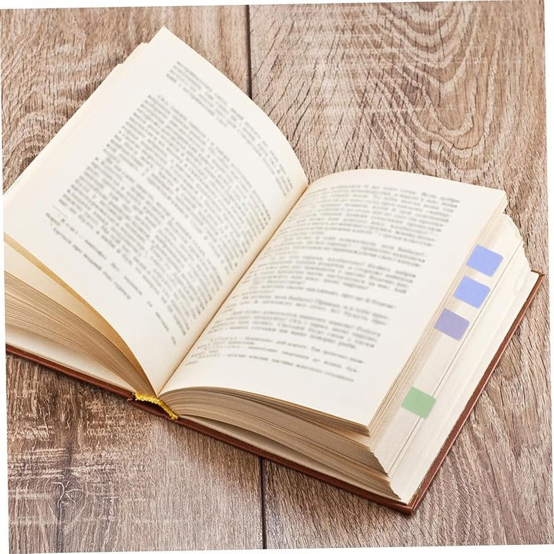 ألسنة صفحات ذاتية اللصق 10 أوراق، ألسنة فهرس ملونة للكتب والدفاتر والتعليق التوضيحي - Image 3