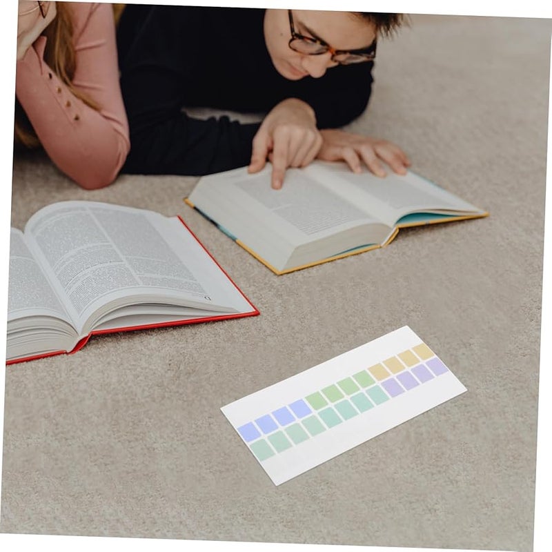 ألسنة صفحات ذاتية اللصق 10 أوراق، ألسنة فهرس ملونة للكتب والدفاتر والتعليق التوضيحي - Image 4