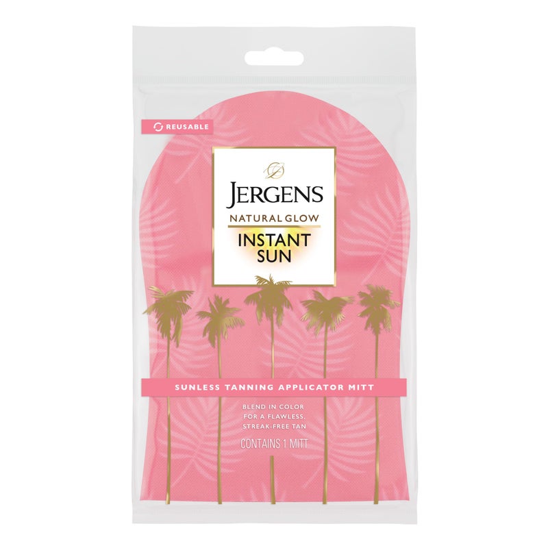Jergens Natural Glow Body Applicator Mitt, Flawless, Streak-free Tanning Blender Glove, Reusable Tanning Mitt Protects Hands - Image 1