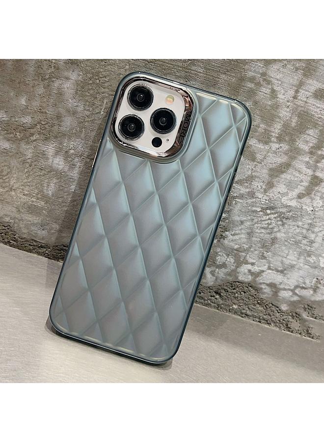 زبون جراب لهاتف iPhone 13 Pro، جراب هاتف هجين من مادة TPU بتصميم معين ثلاثي الأبعاد مطلي بالكهرباء - Image 2