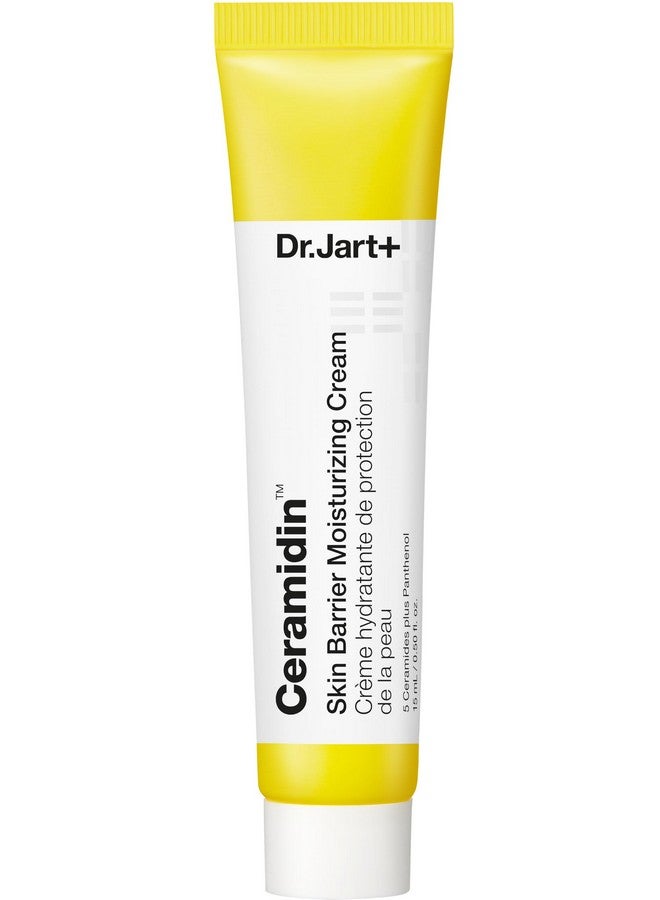 Dr.Jart+ Ceramidin Skin Barrier Face Cream Moisturizer For Dry Skin with Ceramides and Panthenol | Korean Skin Care, 0.5 Fl Oz